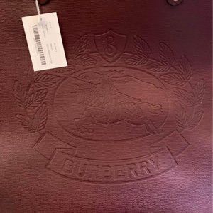 Burberry Leather Tote Bag